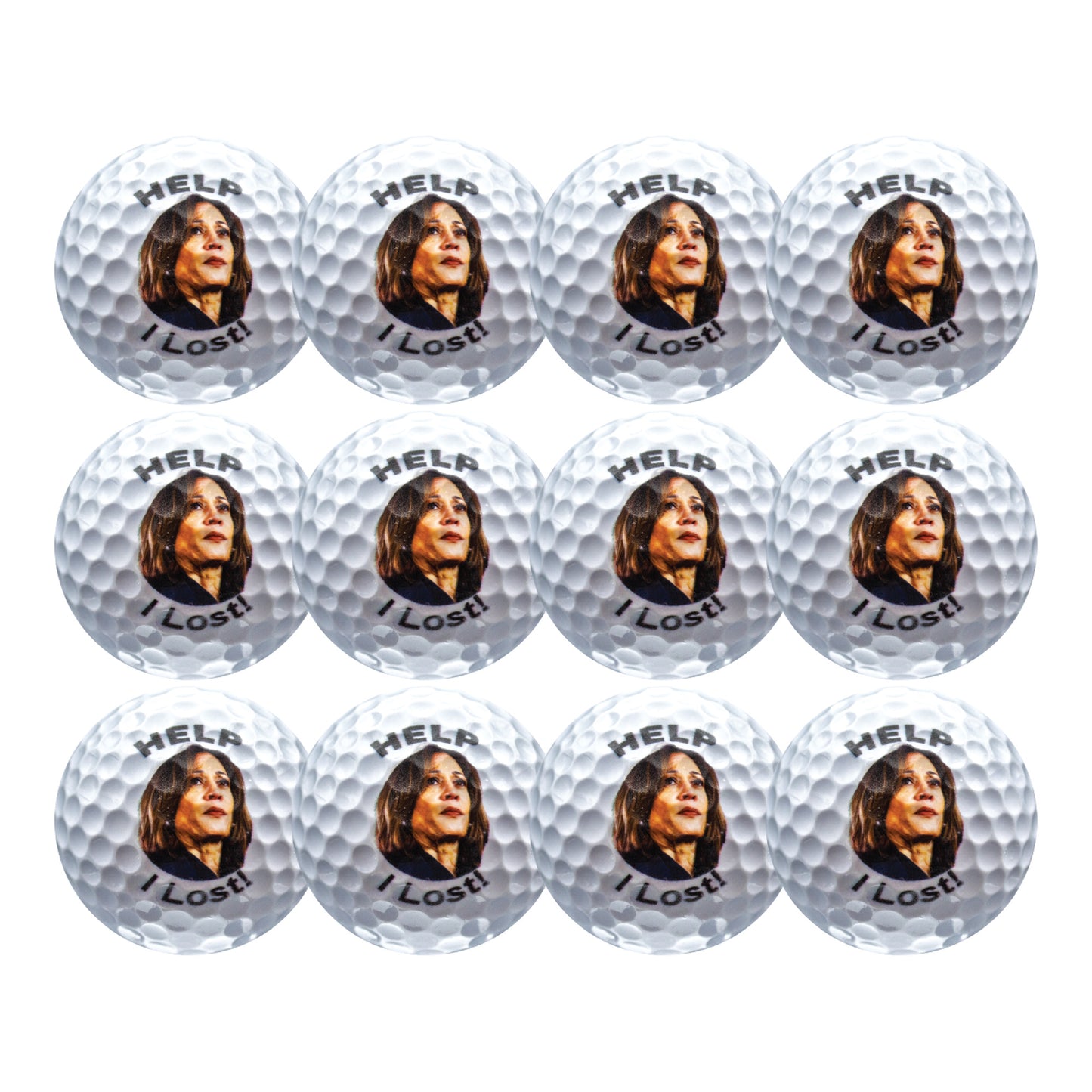 New Novelty Kamala Harris - Help I Lost Golf Balls