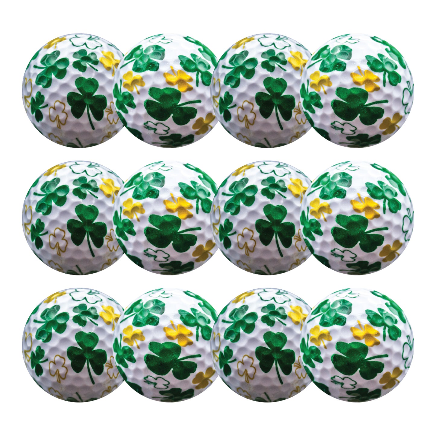 New Novelty Shamrock golf balls