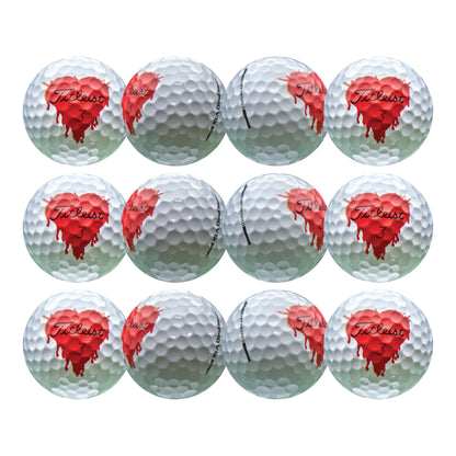 Titleist Pro V1X Bleeding Heart Golf Balls