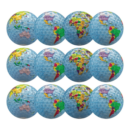 New Novelty Globe Golf Balls