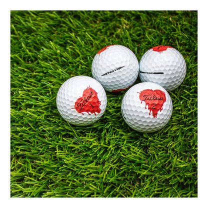 Titleist Pro V1 Bleeding Heart Golf Balls