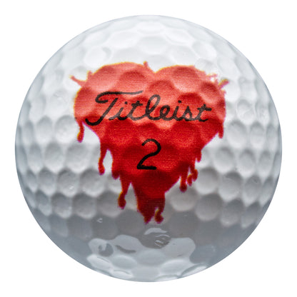 Titleist Pro V1 Bleeding Heart Golf Balls