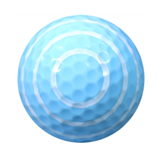 New Novelty Blue Spiral Golf Balls