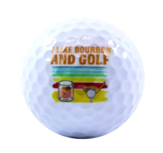 New Novelty Deluxe I Drink and I Golf Mix of Golf Balls