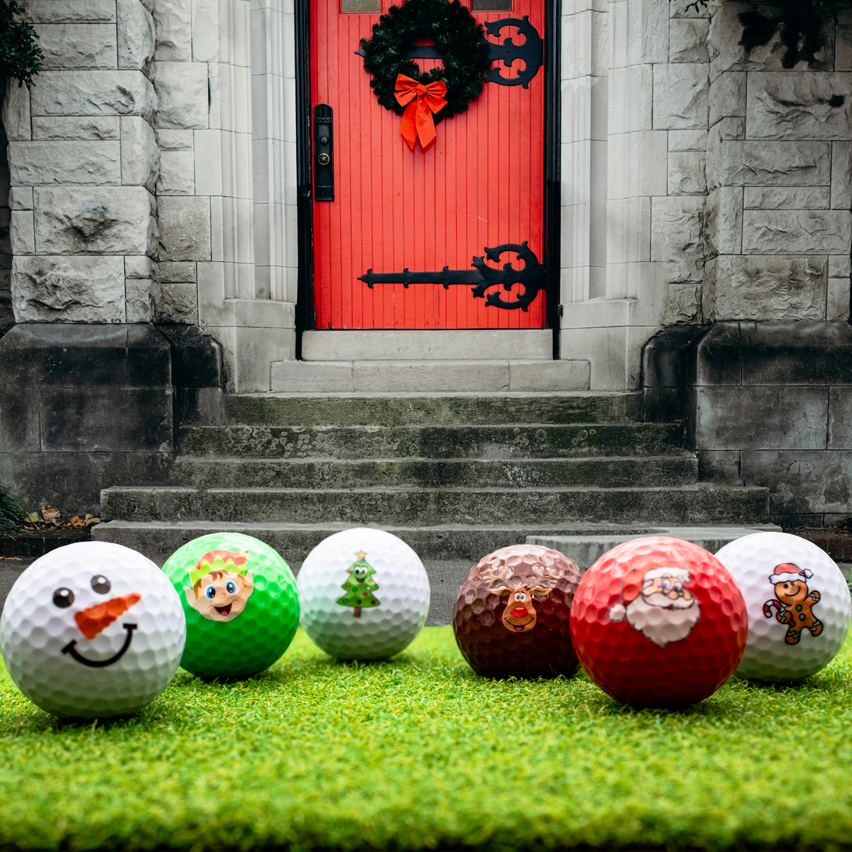 New Novelty Christmas Mix Golf Balls