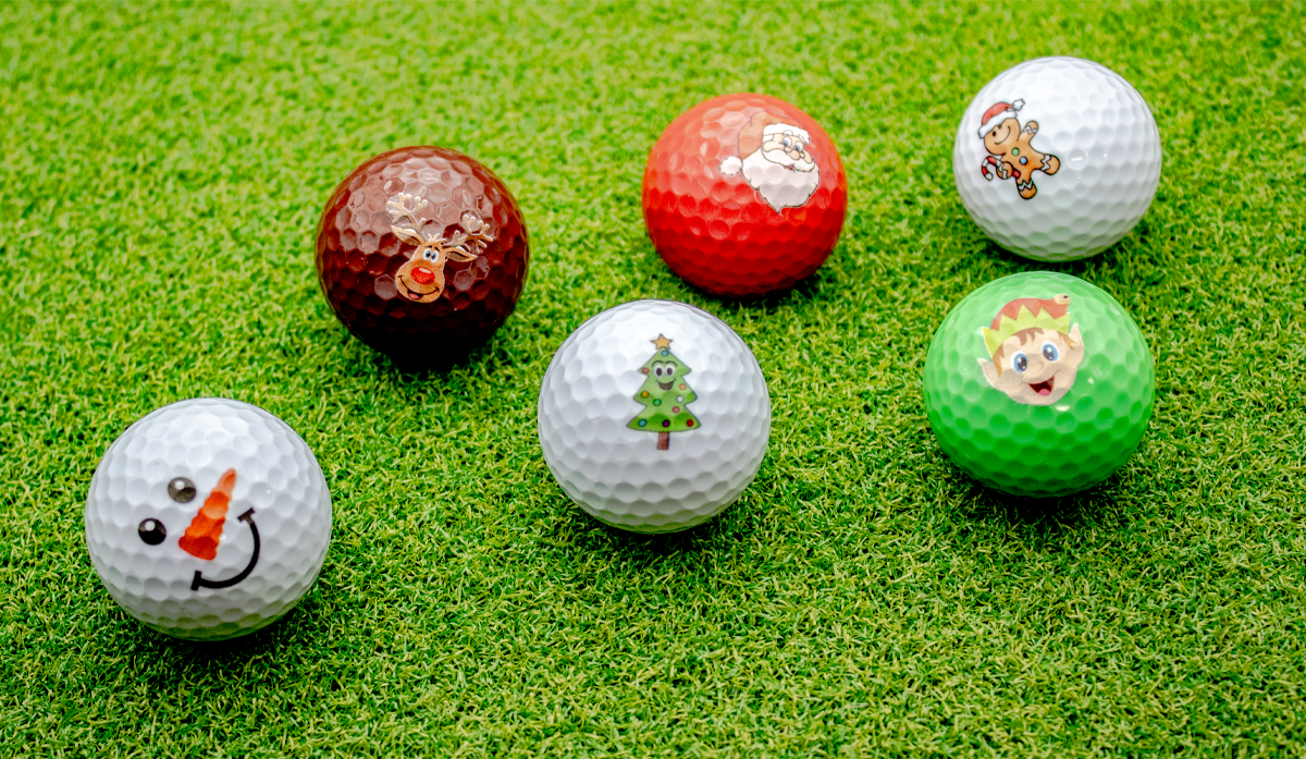 New Novelty Christmas Mix Golf Balls