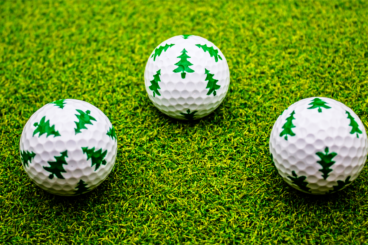 New Novelty Christmas Trees Golf Balls