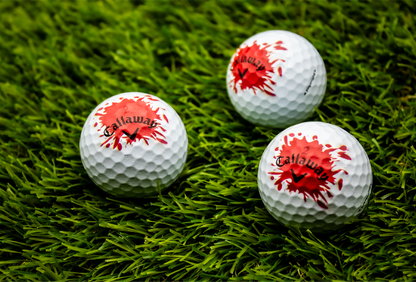 Callaway Chrome Soft Blood Splatter Golf Balls