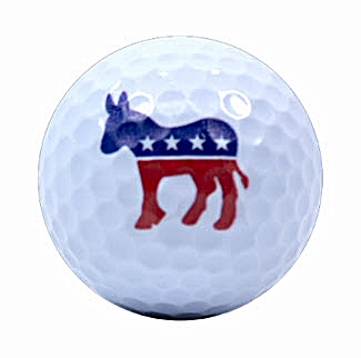New Novelty Democratic Donkey Golf Balls