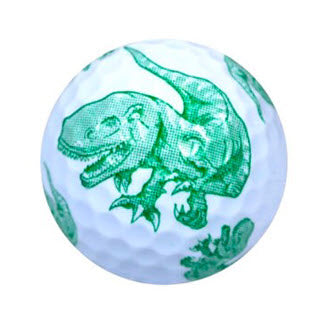 New Novelty Green T-Rex Golf Balls – AnyGolfBalls