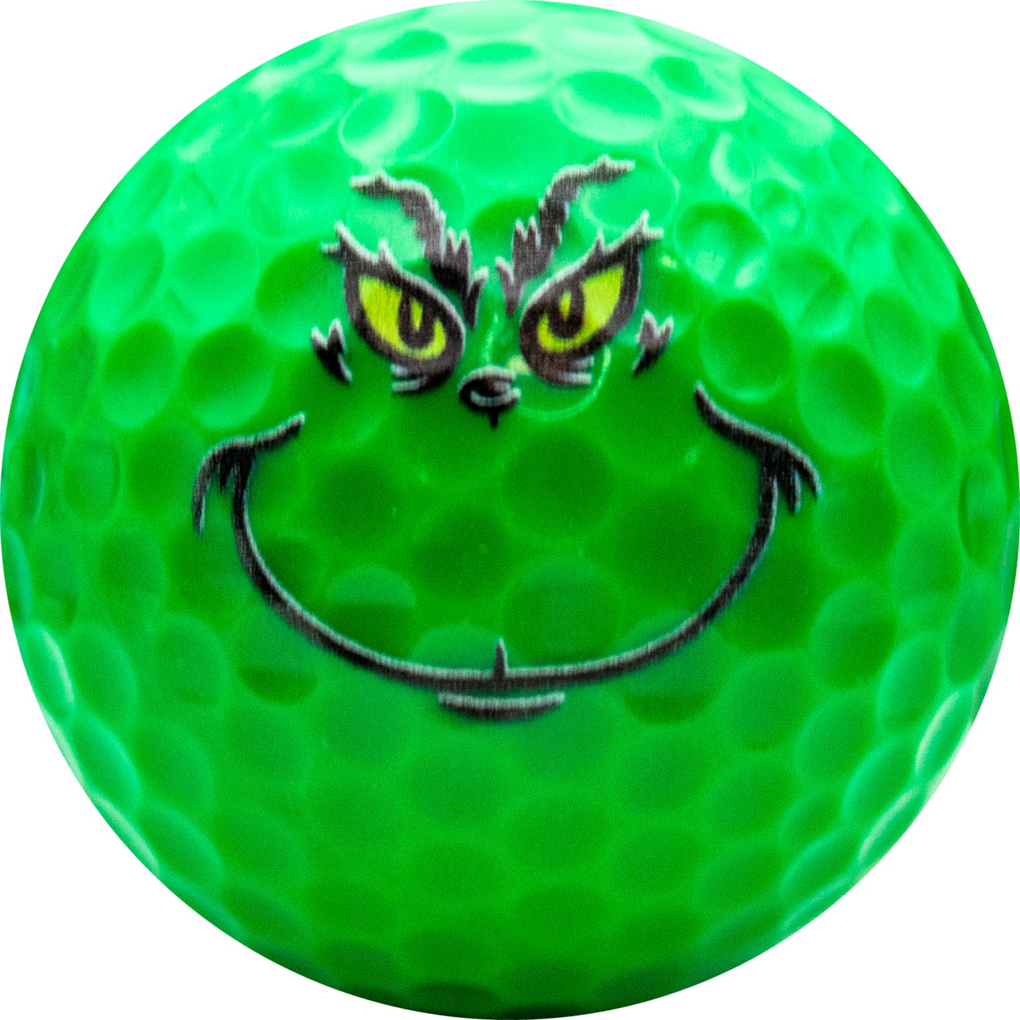 New Novelty Grinch Face Golf Balls