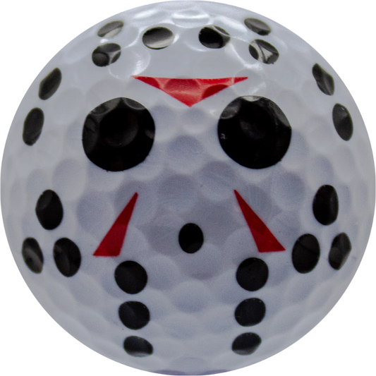 New Novelty Horror Hockey Mask Golf Balls