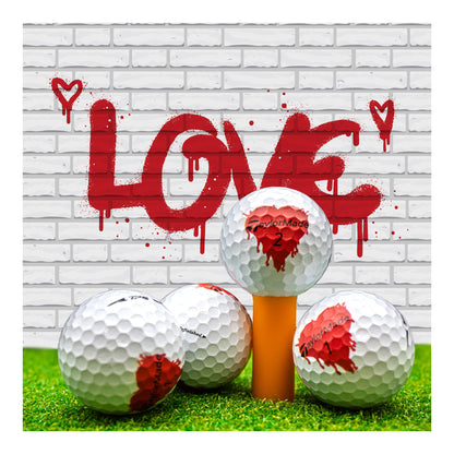 TaylorMade TP5 Bleeding Heart Golf Balls