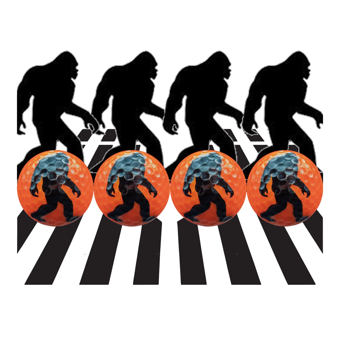 New Novelty The Bigfoot Golf Balls