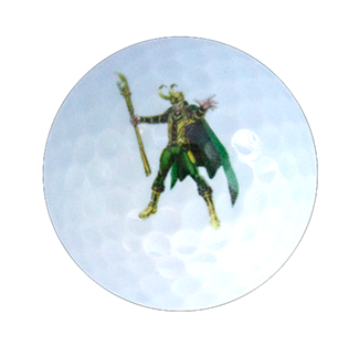 New Novelty Superhero Loki Golf Balls