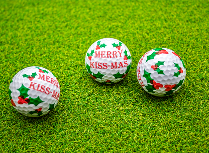 New Novelty Merry Kiss-Mas Golf Balls