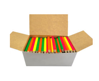 Neon Mini Golf Pencils - 144 count