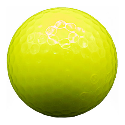 Blank Neon Yellow Golf Balls - New