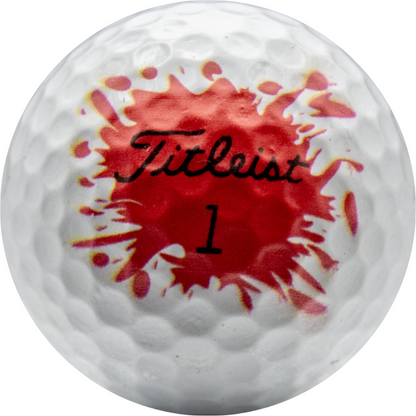 Titleist Pro V1 Blood Splatter Golf Balls