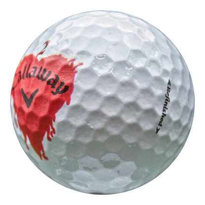 Callaway Chrome Soft Bleeding Heart Golf Balls