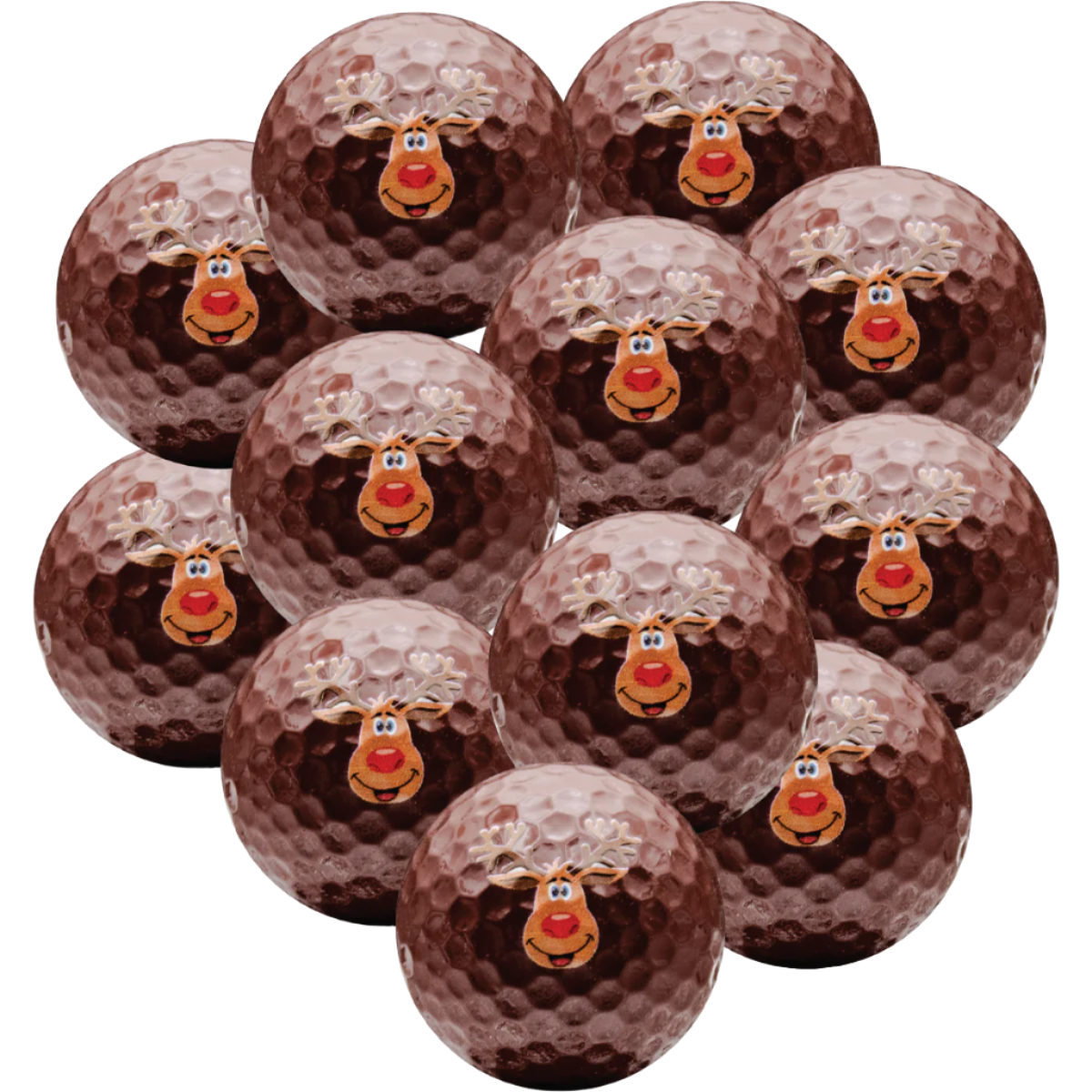 New Novelty Reindeer Golf Balls