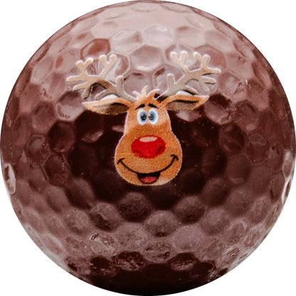 New Novelty Reindeer Golf Balls