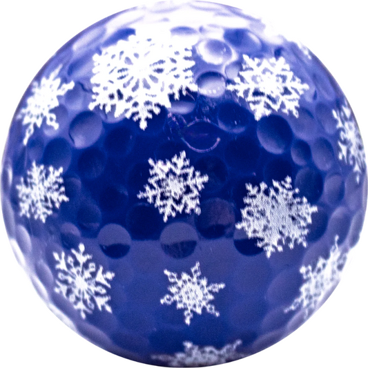 New Novelty Snowflakes Golf Balls