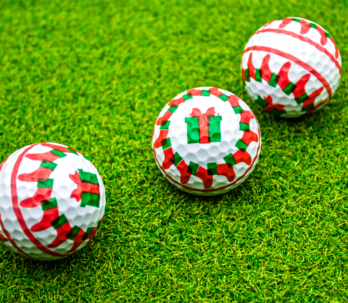 New Novelty Christmas Stocking Stuffer Golf Balls