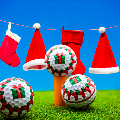 New Novelty Christmas Stocking Stuffer Golf Balls