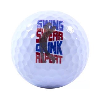 New Novelty Deluxe I Drink and I Golf Mix of Golf Balls