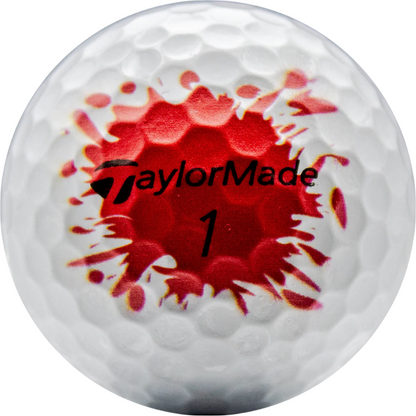 TaylorMade TP5 Blood Splatter Golf Balls