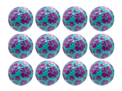 Limited Edition! New Novelty Teal Hibiscus Golf Balls