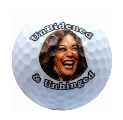 New Novelty UnBidened and Unhinged Golf Balls