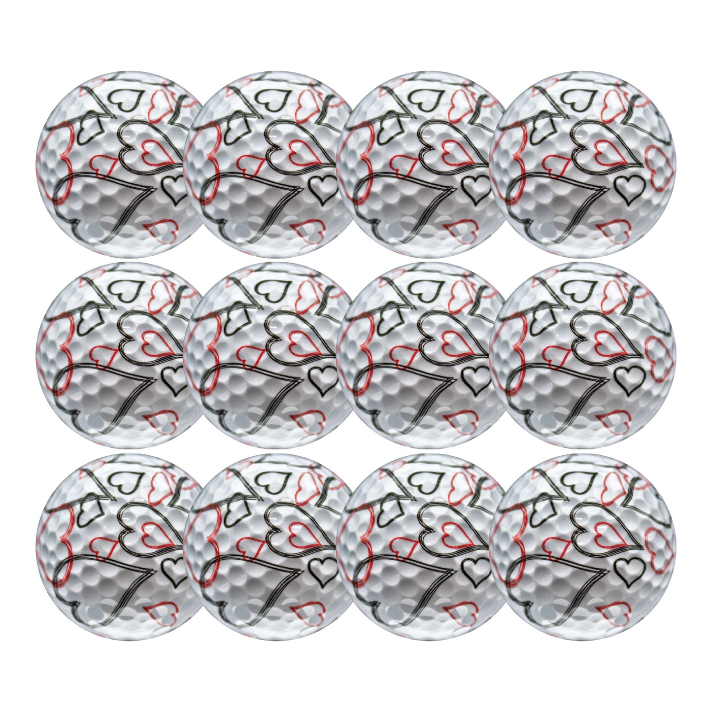 New Novelty Wild Hearts Golf Balls