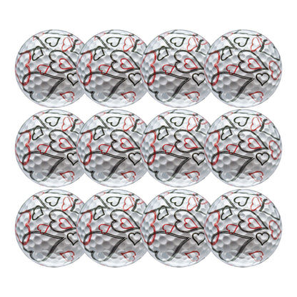 New Novelty Wild Hearts Golf Balls