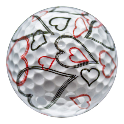 New Novelty Wild Hearts Golf Balls