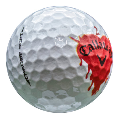 Callaway Chrome Soft Bleeding Heart Golf Balls