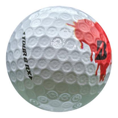 Bridgestone Tour B RX Bleeding Heart Golf Balls