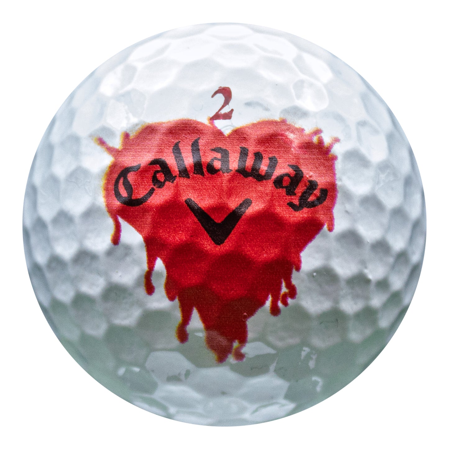 Callaway Chrome Soft Bleeding Heart Golf Balls