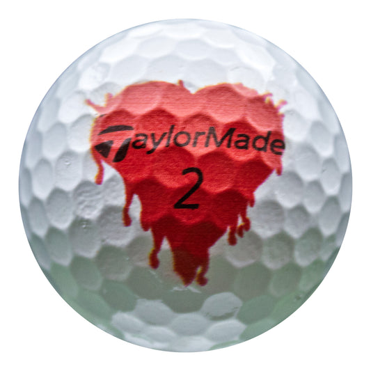 TaylorMade TP5 Bleeding Heart Golf Balls