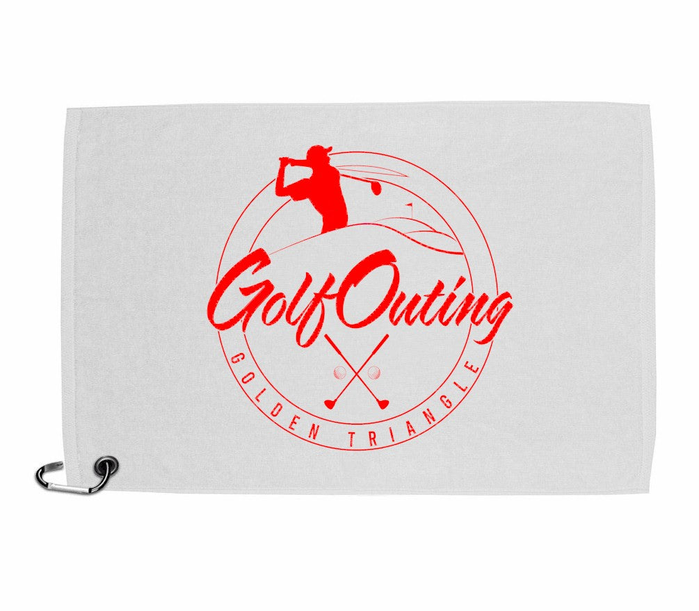 12 Custom Printed Golf Towels 16"x24"