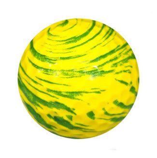 New Novelty Yellow Swirl Golf Balls